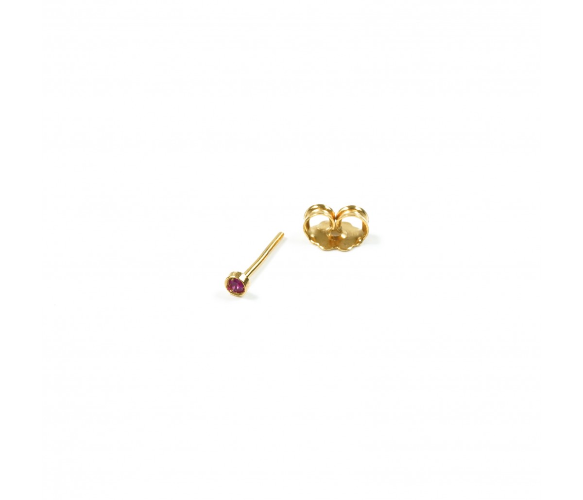 Fuchsia Dots Stud