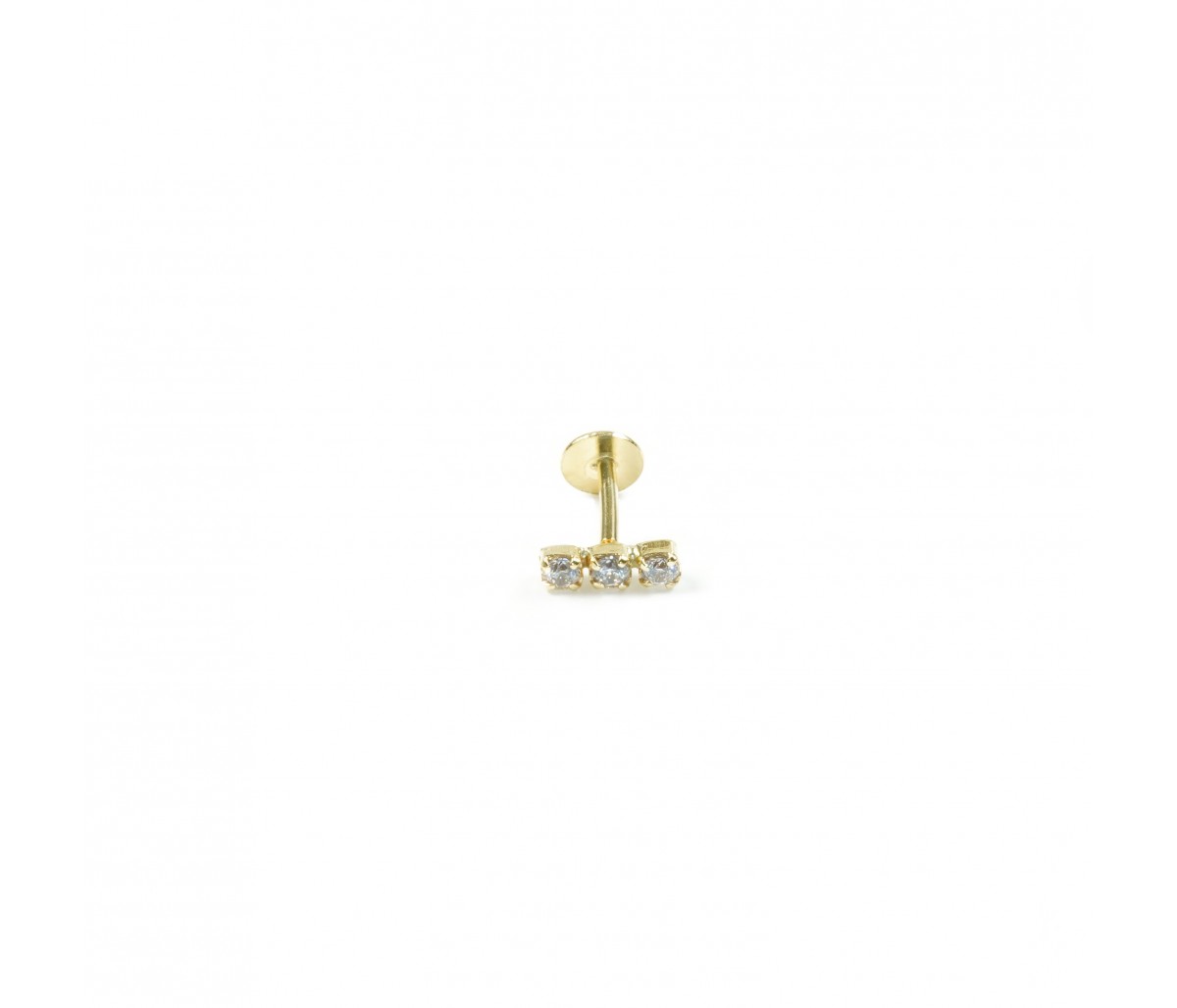 Trio 18k gold piercing