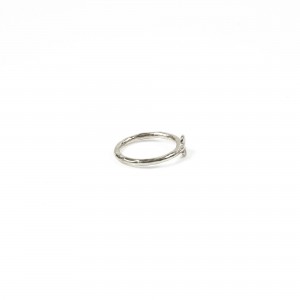 Flower silver ring