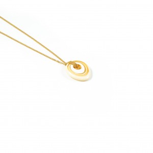 Murano glass necklace colored