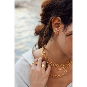 gold necklace women
